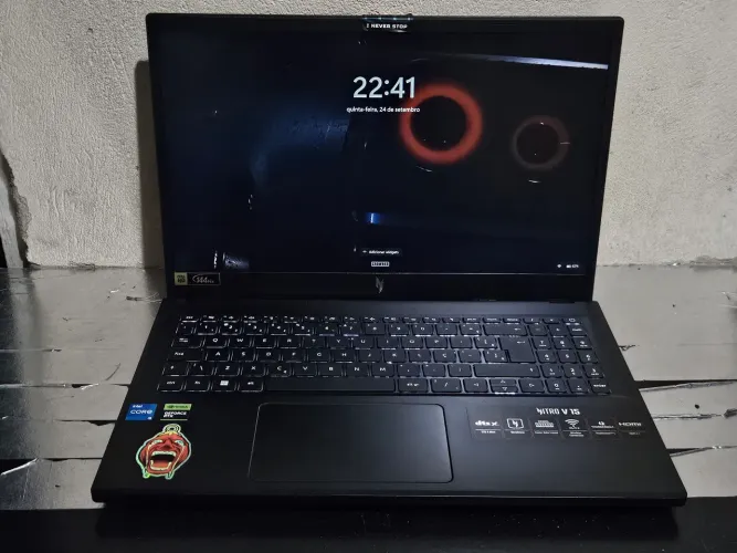 Notebook Acer Nitro V15 com RTX 2050