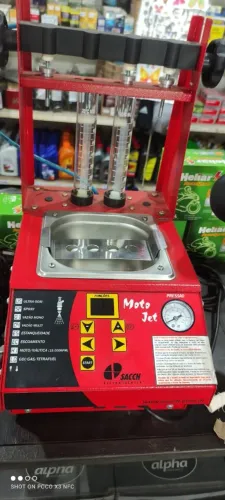 Máquina de limpar bico injetor de moto