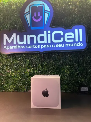 Mundicell_poa Mac Mini M4 16gb 256ssd 2024 Silver lacrado 1 ano de garantia Apple