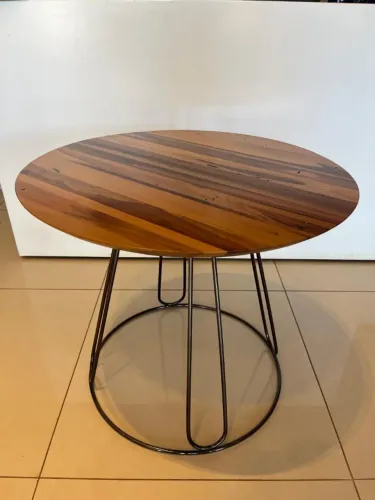 Mesa Bistrô Sierra Móveis 60cm Imbuia 