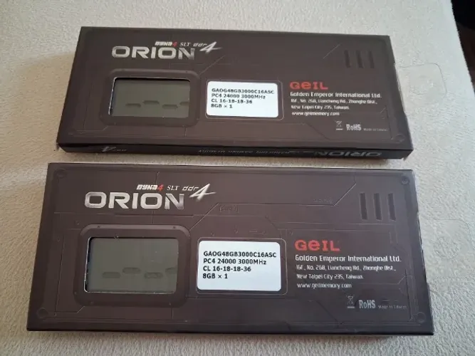 2 Memoria RAM (2x8GB) DDR4