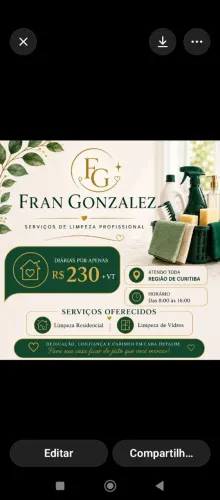 Diarista Disponível 