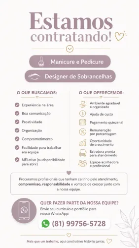 Estamos contratando