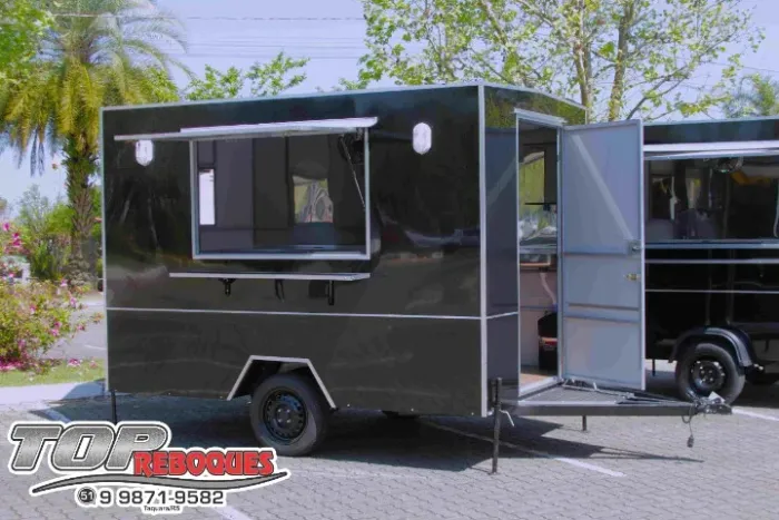 Trailer de Lanche essencial, TOP REBOQUES, DIRETO DE FABRICA  modelo 2.