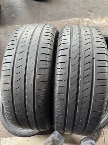 Par de Pneus Pirelli Aro 16 Cinturato P1 (ka) 195/55 R16 91v, 70% vida útil
