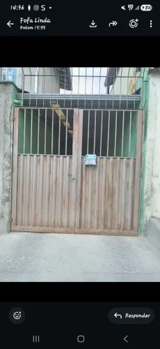 Portão de garagem de ferro