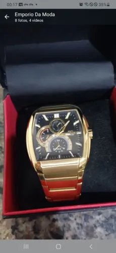 Relógio Technos Dourado