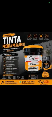 Tinta acrílica pronto uso 18lts 