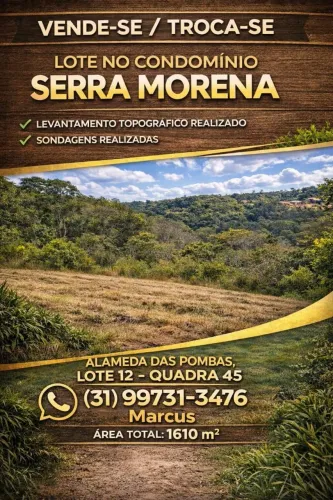 Lote condomínio Serra Morena em Jaboticatubas