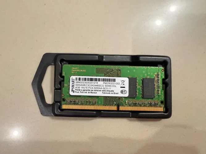 Memória RAM SMART 4GB DDR4 SODIMM 3200MHz