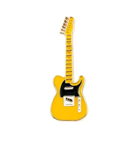 Broche Mini Guitarra Pin Lapela Modelo Telecaster