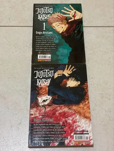 2 mangás Jujutsu Kaisen - Batalha de Feiticeiros