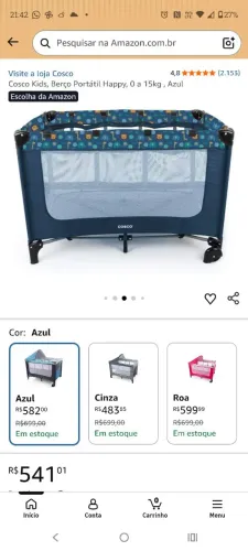 Quadrado infantil cosco kids