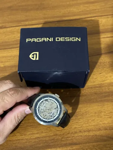 Pagani Design Relógio Automático Masculino Skeleton