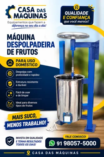 Máquina de açaí inox