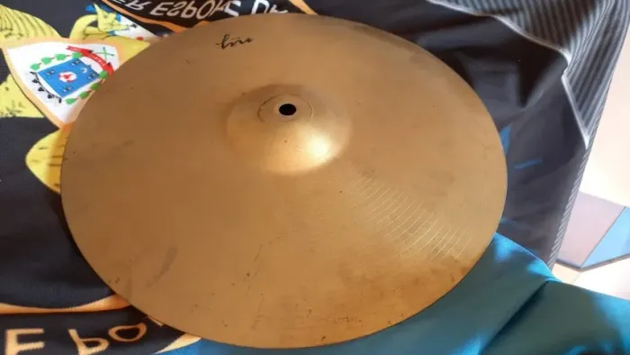 Prato Chimbal para Bateria 14" Liga de Latão Brass New York apenas 01 semi novo