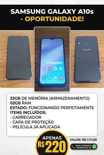 Celular Samsung Galaxy A10s 32gb