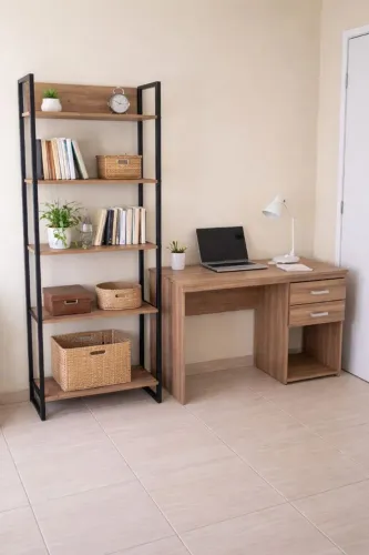 Estante e escrivanha para home officer 