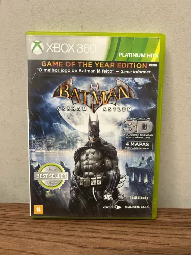 Jogo Xbox 360 Batman arkham asylum original