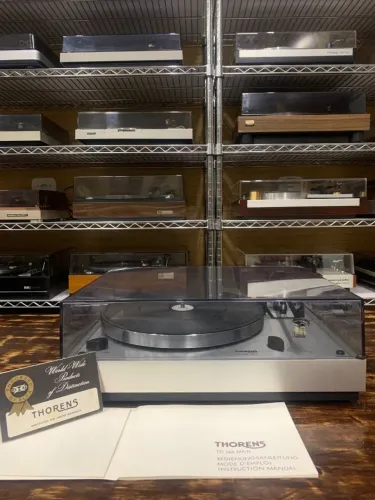 Toca Discos Thorens - Modelo Td 166 Mkii - Receiver Jbl Marantz Vintage Tracker Byd s10