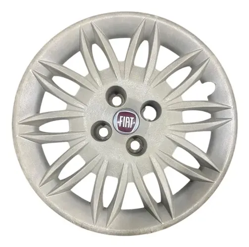  Calota Aro 15 Fiat Idea/punto/linea C/ Detalhes Cinza