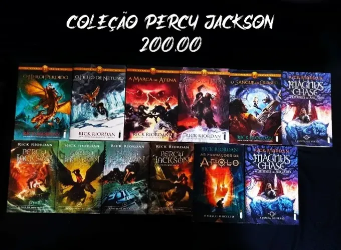 Coleção percy jackson - Os olimpianos/Herois do Olimpo + Magnus chase + Provações de apolo