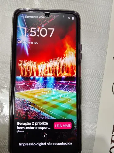 Moto G 06 128 gb + película privacidade + capinha anti impacto