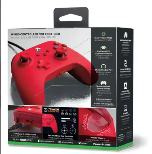 controle LACRADO com fio para Xbox One e Series X|s