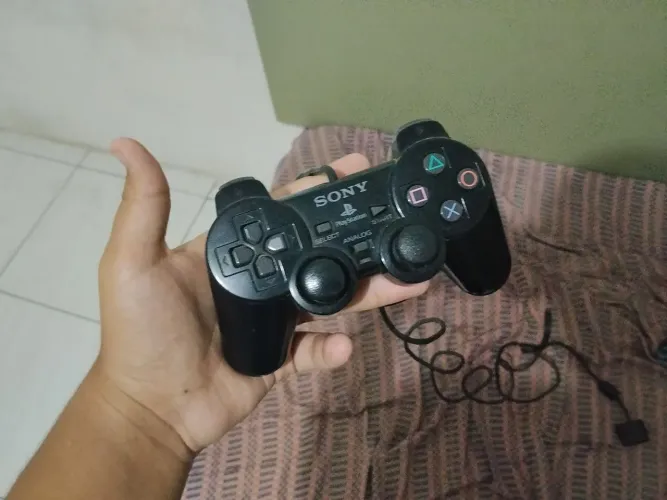 Controle PS2 original tudo funcionando