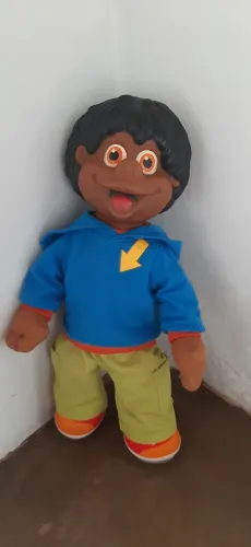 Boneco João Cocoricó Multibrink Antigo - Pelúcia e Vinil