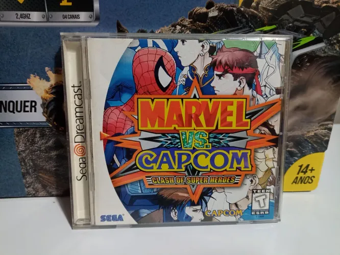 Jogo Marvel vs Capcom Clash of Super Heroes Dreamcast Original CIB
