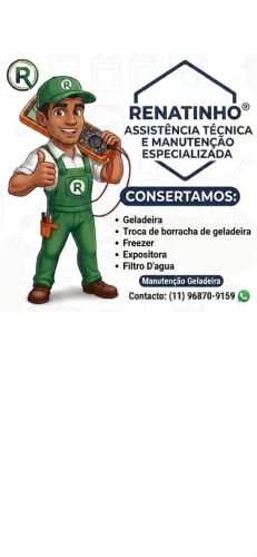 manutenção  de geladeira ,freezers e balcões  refrigerados
