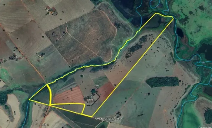 SÍTIO 60.5 Hectares (25 Alqueires) BEIRA DE RIO EM PEDRANÓPOLIS/SP