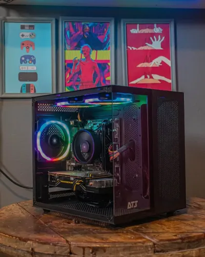 Ryzen 5 3500 + RX 5500 XT 4GB | 16GB RAM | SSD 480GB | Fonte 400W | Gabinete DT3