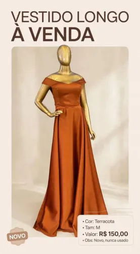 Vestido de festa Novo!!!