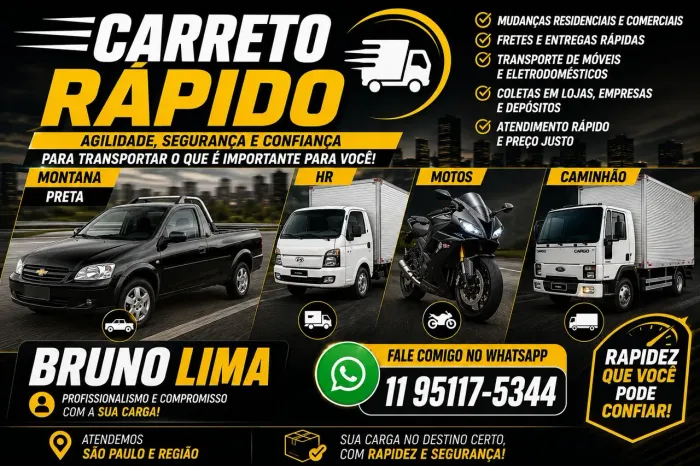 Carreto Itaquera zona leste 
