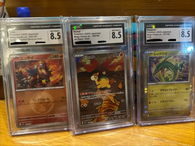Carta pokemon graduada