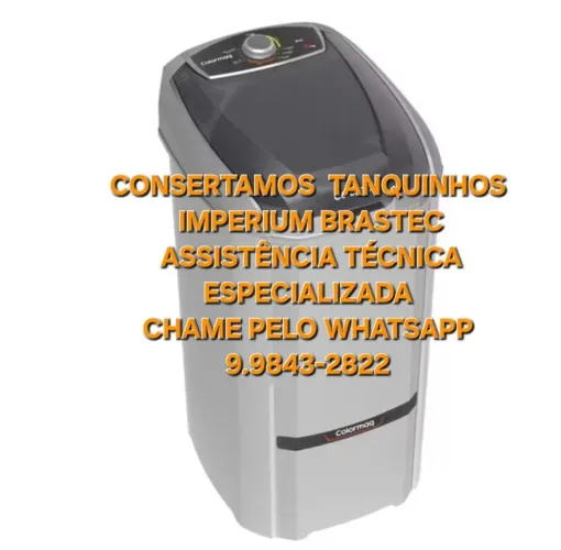 Consertamos tanquinhos de lavar roupas 