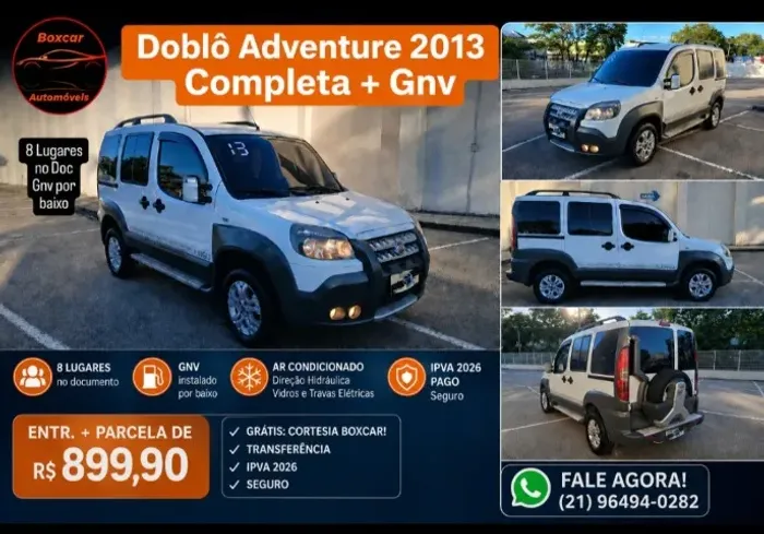 Fiat Doblo Adv/adv Tryon/locker 1.8 Flex 2013