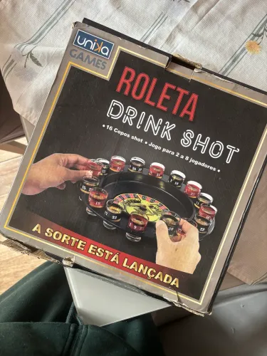 Jogo roleta drink shot