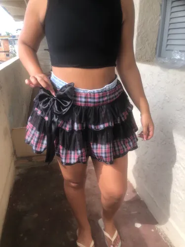 Saia feia pela costureira