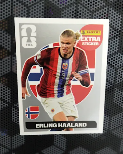 Haaland PRATA extra sticker LEGEND panini copa do mundo 2026