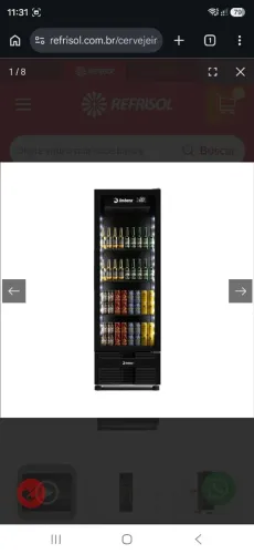 Cervejeira Ccv-355pv Todo Preto 538L Porta Vidro 127V - Imbera
