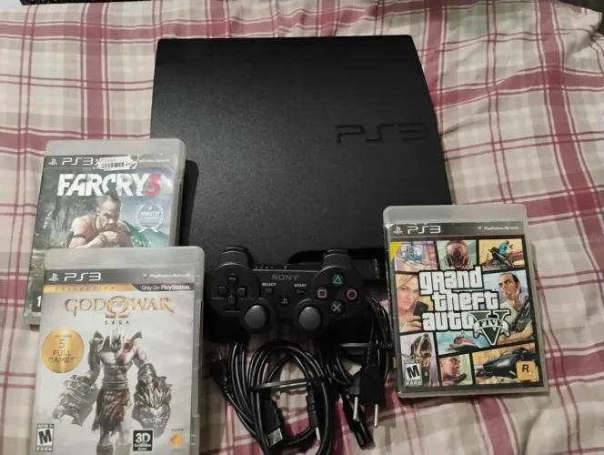 PS3 Slim 1TB + jogos