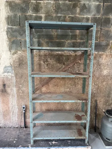 Estante de aço 6 prateleiras reforçada chapa grossa 
