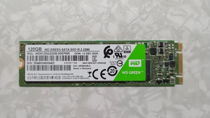 SSD WD Green 120GB + Memórias DDR4 Kingston 4GB e SMART 4GB