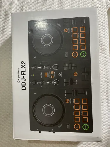 Pioneer DDJ-FLX2 + Fone DJ + Adaptador | Pouquíssimo uso
