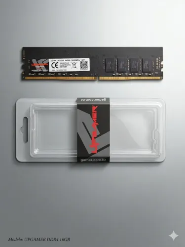 Memória Ram Desktop 16gb 3200mhz Ddr4 Upgamer Black