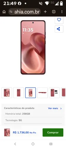 Motog86 cor vermelha