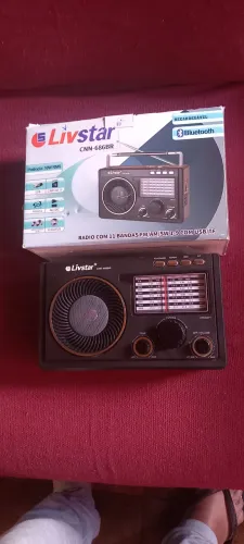 Rádio Recarregável Livstar